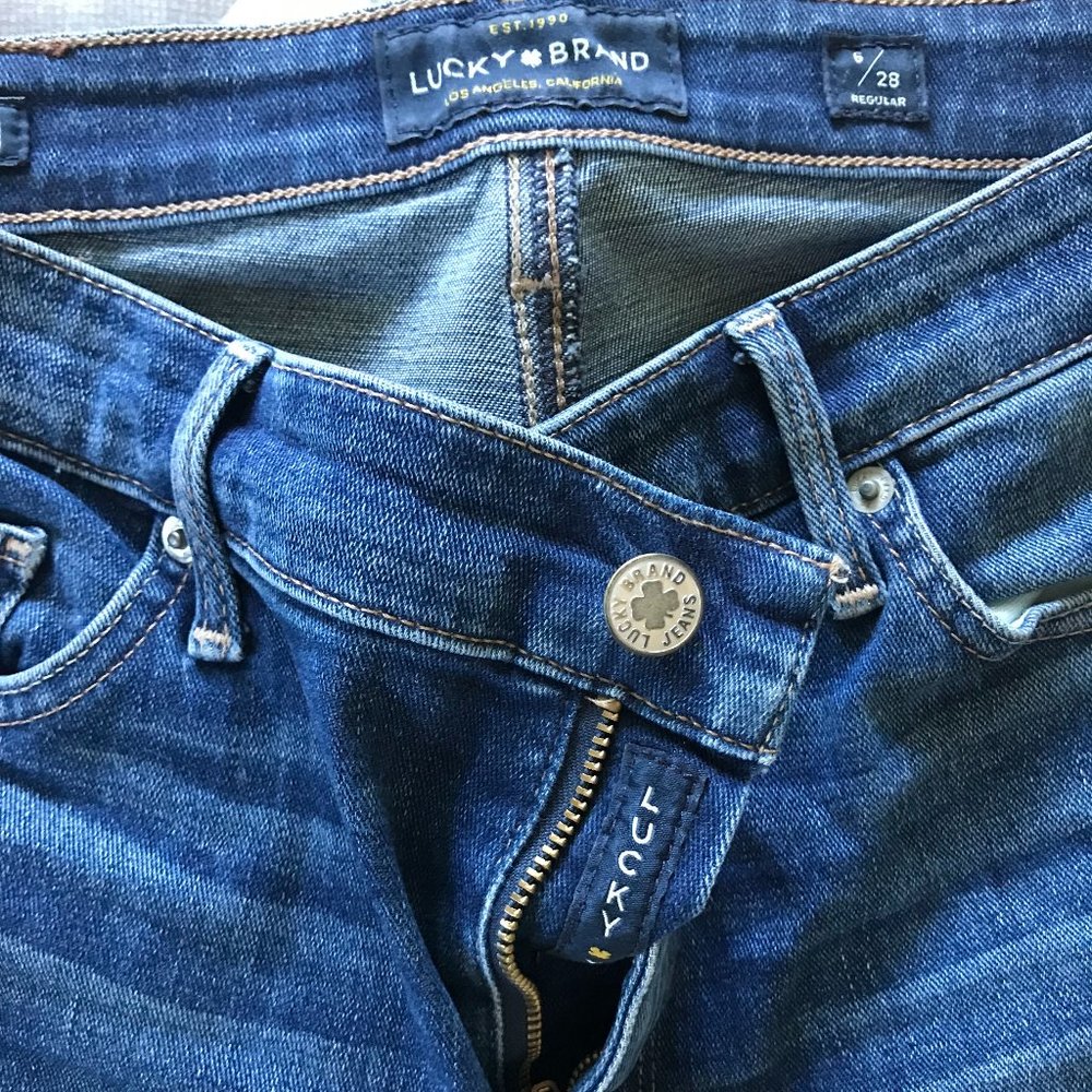 LUCKY BRAND- HIgh-rise Bridgette skinny jean